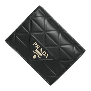 Prada Black Bi fold Wallet Coin Purse